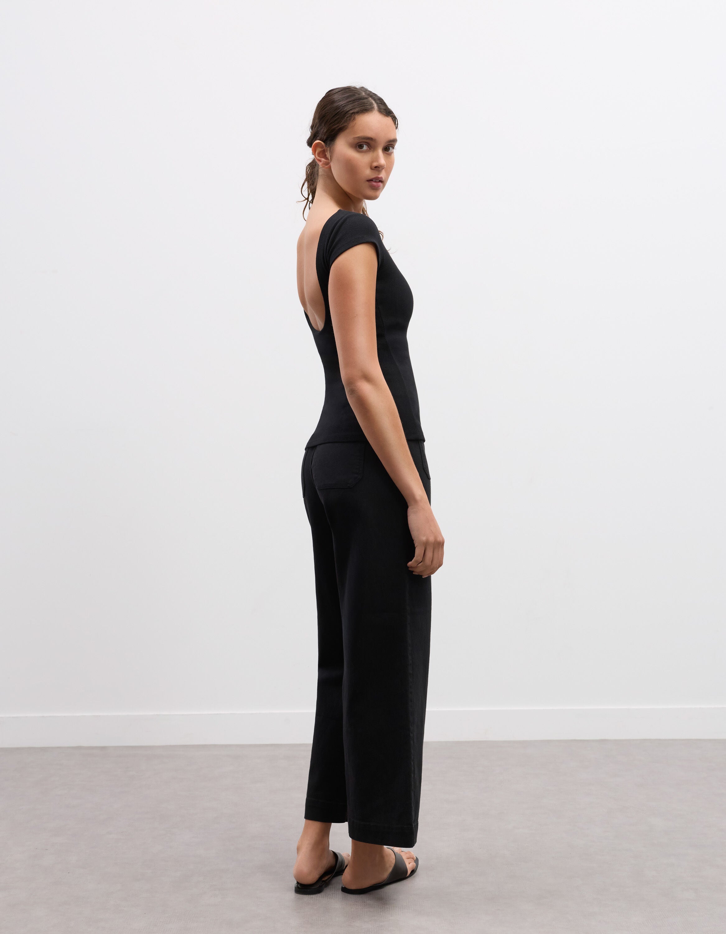 T-shirt with built-in bra
