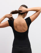 T-shirt with built-in bra
