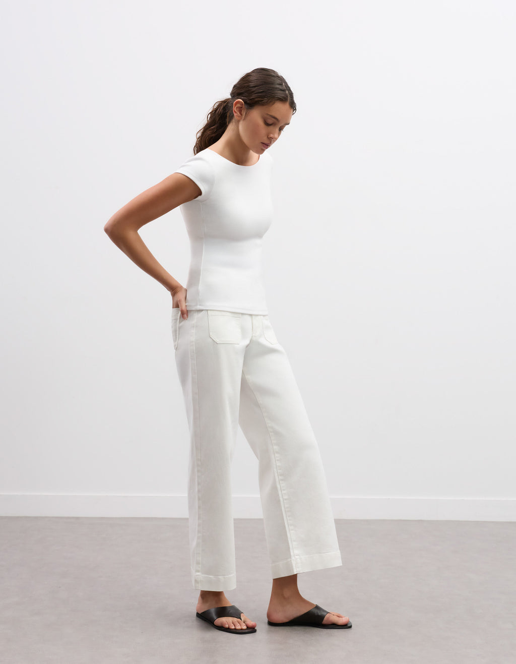 T-shirt with built-in bra