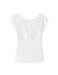T-shirt with built-in bra