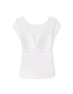 T-shirt with built-in bra