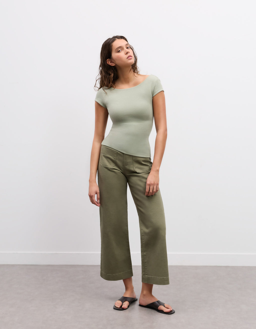 T-shirt with built-in bra