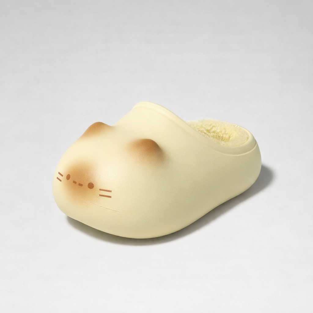 Cat Paw Print Slippers